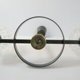 Vintage chandelier 1960 metal and brass