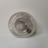 Vintage globe molded glass wall lamp