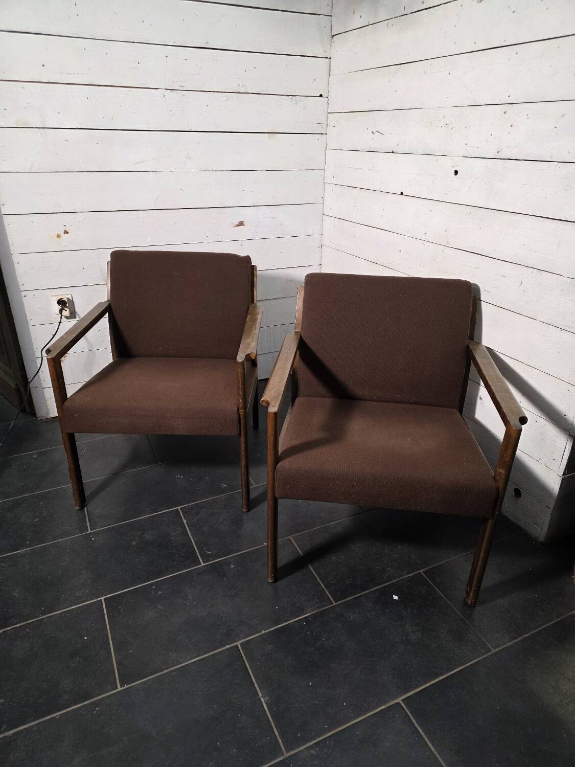 Pair of Scandinavian armchairs from the 1960s.