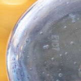 Carafe biot blown glass blue