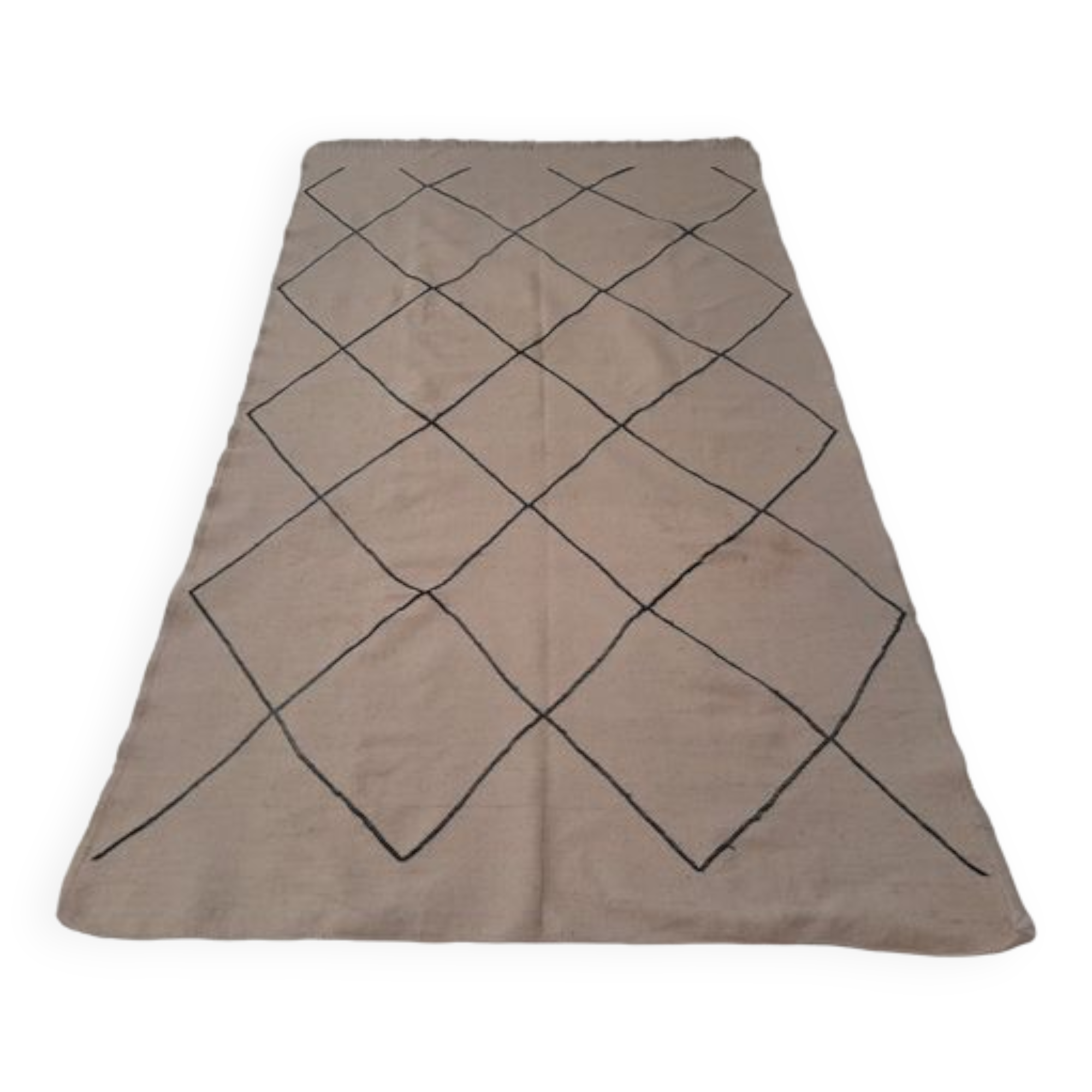 Handmade Berber Beni Ouarain Kilim 235x145cm