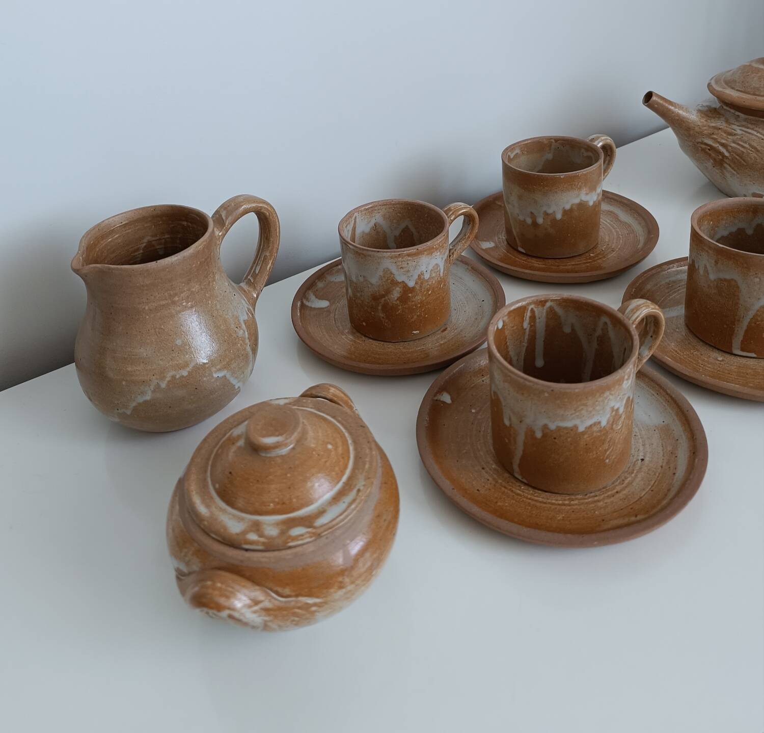 Vintage stoneware coffee or tea set