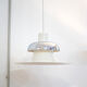 Mandalay White and Silver Pendant Lamp by Andreas Hansen for Louis Poulsen, Denmark