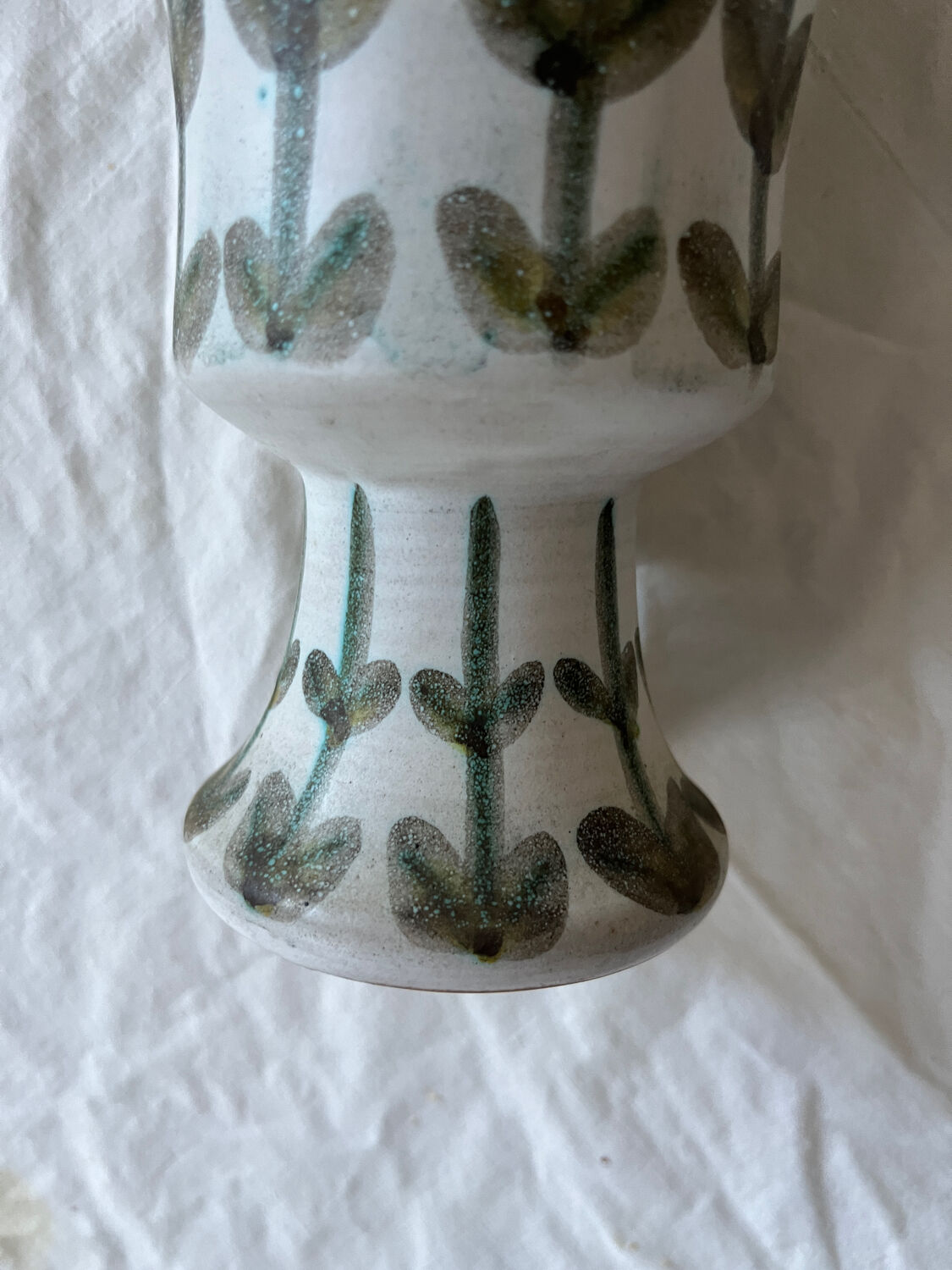 Ceramic vase signed Guillot