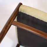 Dining chair - Rosewood - Light wool fabric - N.O. Møller - 1960s