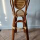 Rattan high chair for children