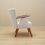 Cream armchair, Danish design, 1970s, production: Denmark