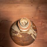 Beautiful ceramic table lamp signed La Salicorne