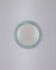 Vintage 1970s round wall mirror in smoked glass, Italian design