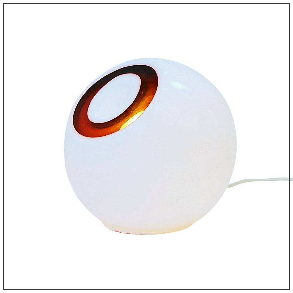 Lampe de table en verre de Murano style Space Age vers 1960