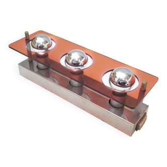 Jocelyne Trocmé Oxar three-light wall lamp from the 1970s.