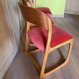 Set of 3 Baumann sled chairs