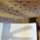 Piano stool by Thonet 1910, wooden seat Height 56cm