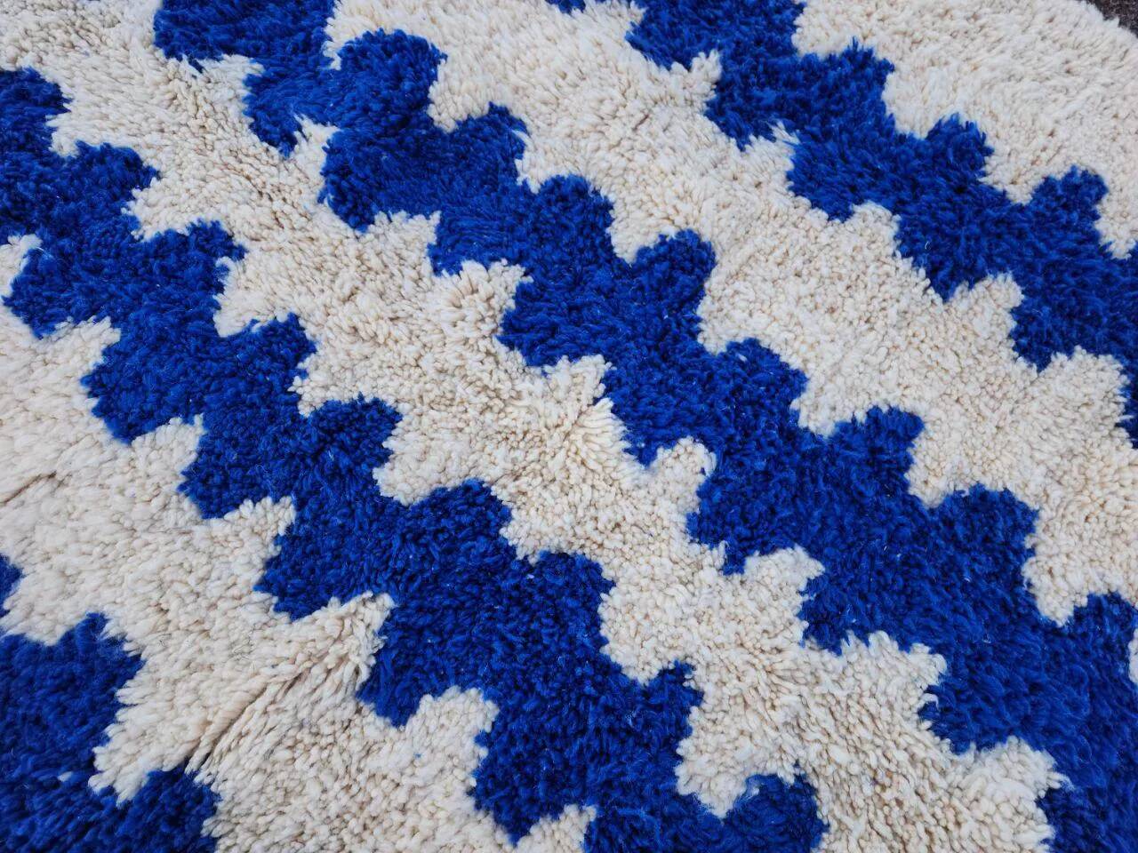 Handmade Moroccan rug pure wool 2.5x1.5 m