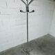 Coat rack with 12 chrome and black plastic hooks, 1960, 2m.