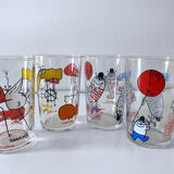 4 collector's glasses The Shadoks