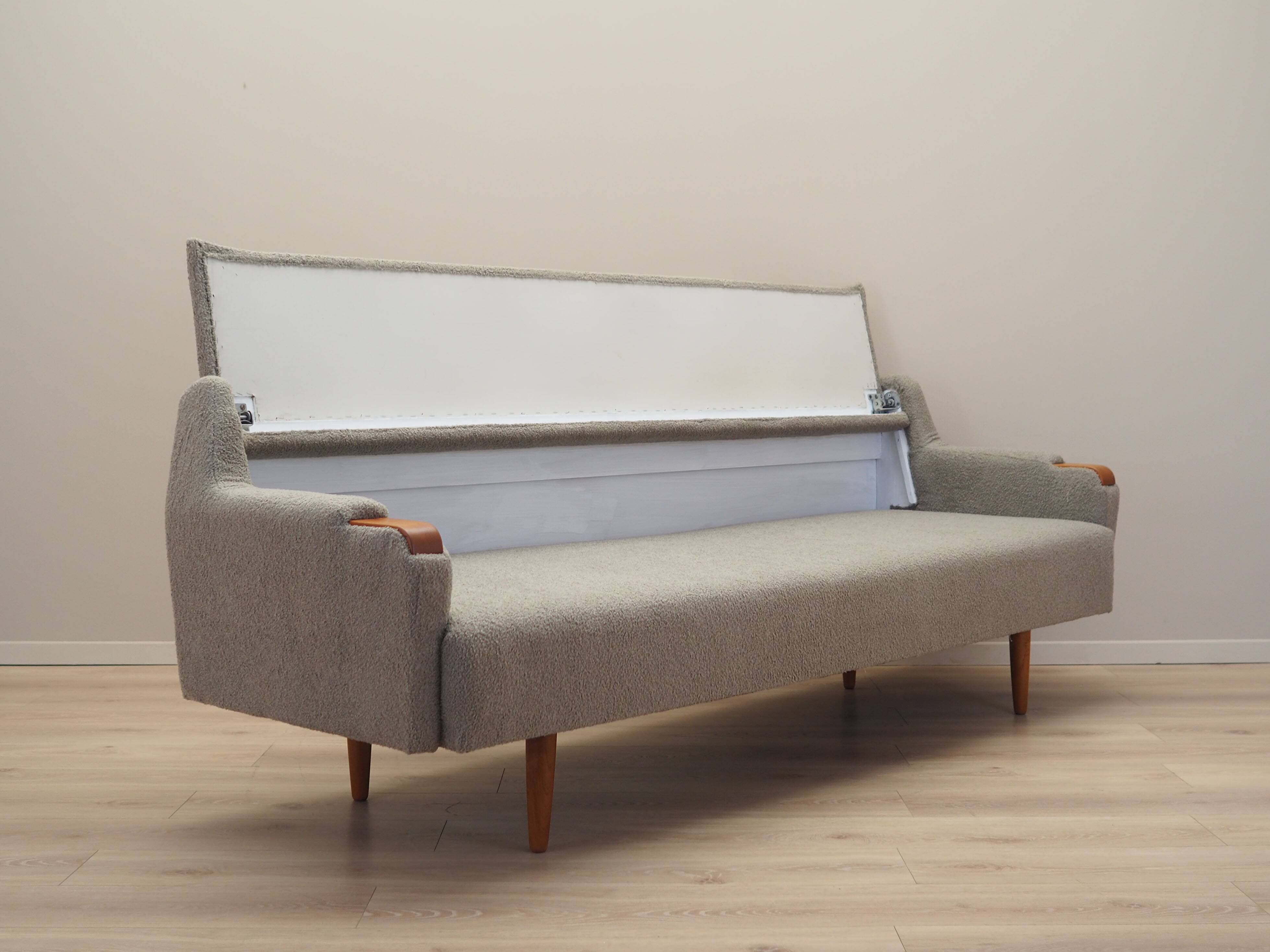 Teak sofa, Danish design, 1970s, production: Denmark