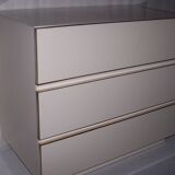 Commode blanche des années 70