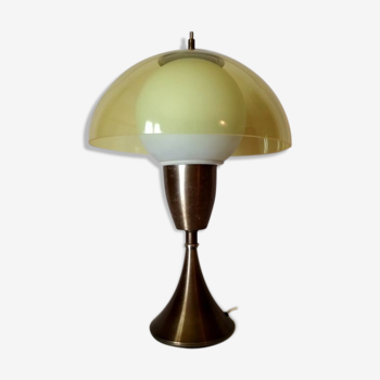 Stilux lamp in opaline, aluminim, perspex - 60s
