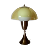 Lampe Stilux opaline, aluminim, perspex - années 60