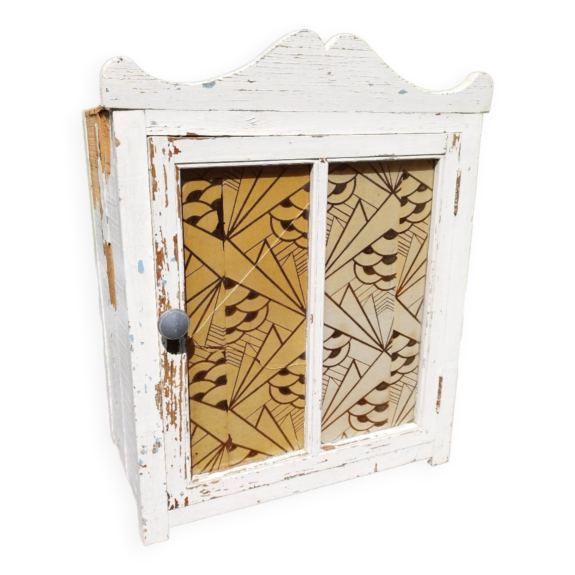 Old glass cabinet pharmacy cabinet