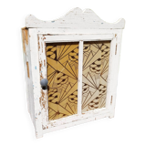 Old glass cabinet pharmacy cabinet