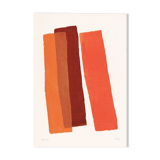 Abstract illustration - painting B56 signed Eawy