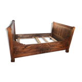 Ancient walnut roller bed