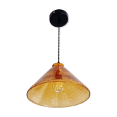 Amber vintage pendant lamp