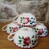 Tasses porcelaines Sarreguemines Epernay