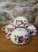 Sarreguemines Epernay porcelain cups