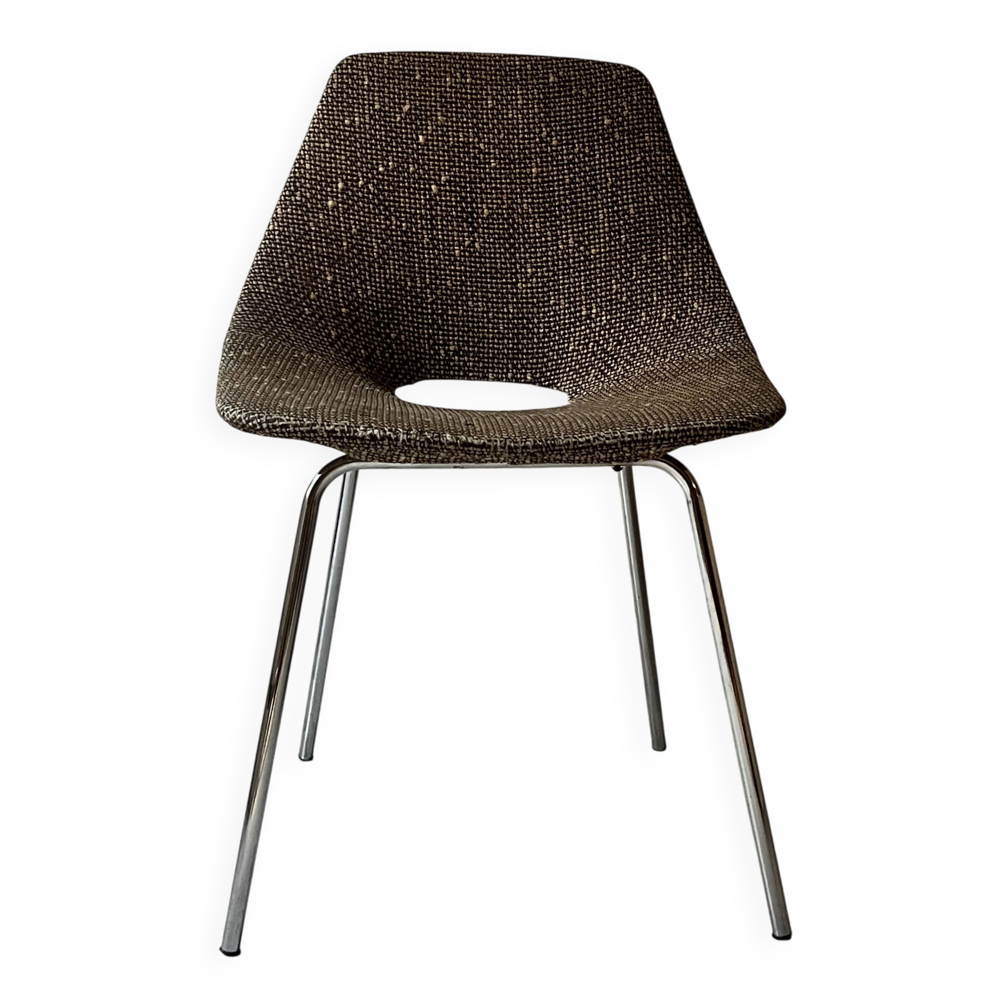 Tonneau chair model Amsterdam by Pierre Guariche for Steiner, 1950.