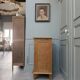 Petite commode vintage en chêne (restaurée)
