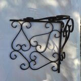 WROUGHT-iron corner floor circa 1950s/1960s