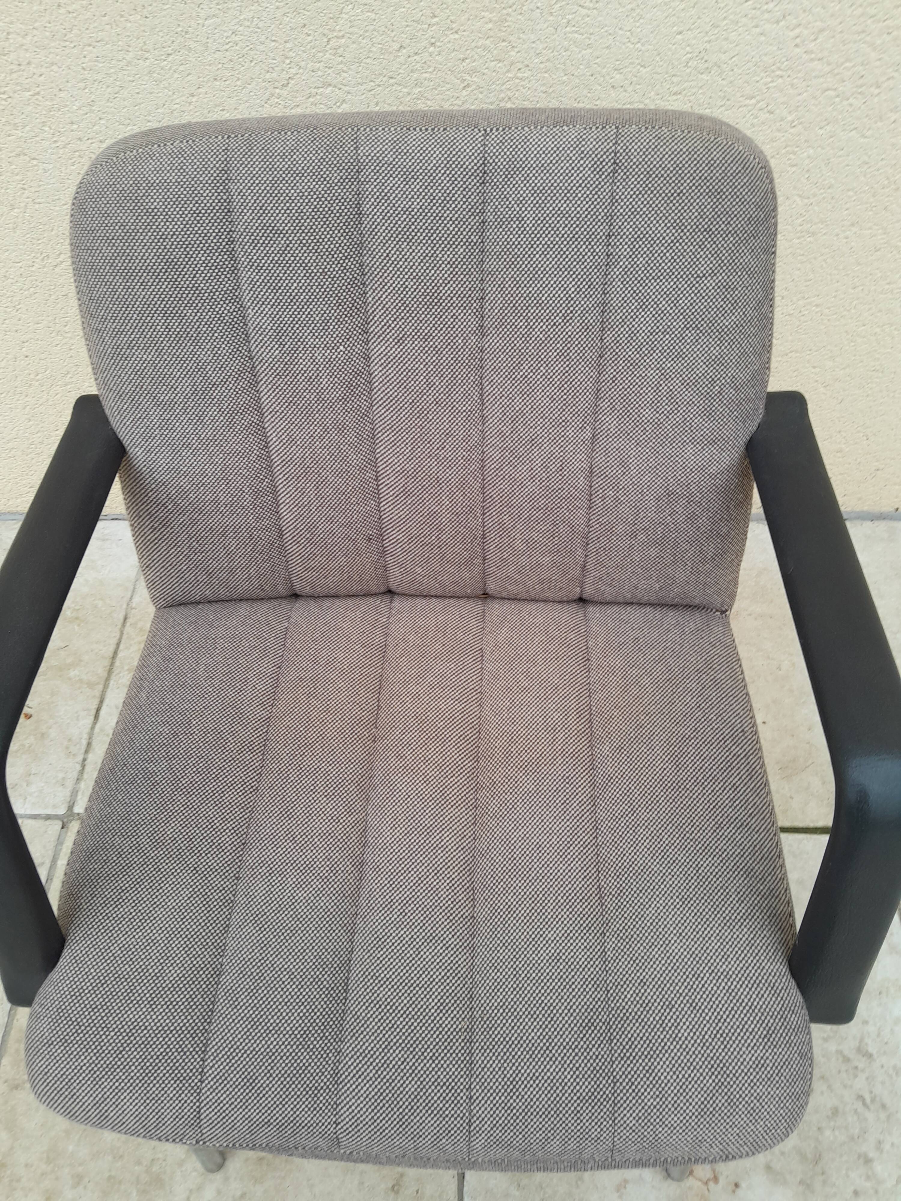 Vintage mottled designer office armchair