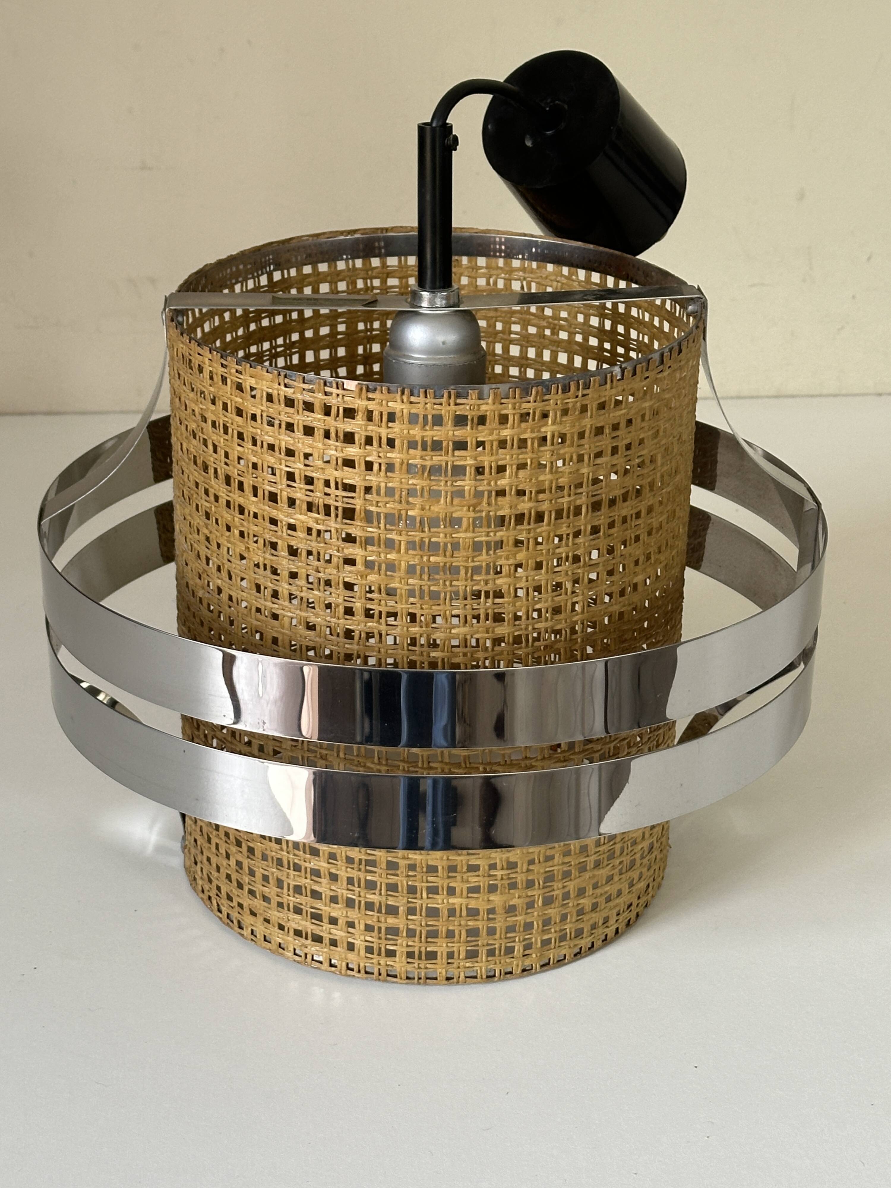 Suspension lustre design années 70