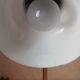 Lampe de bureau ancienne métal gris