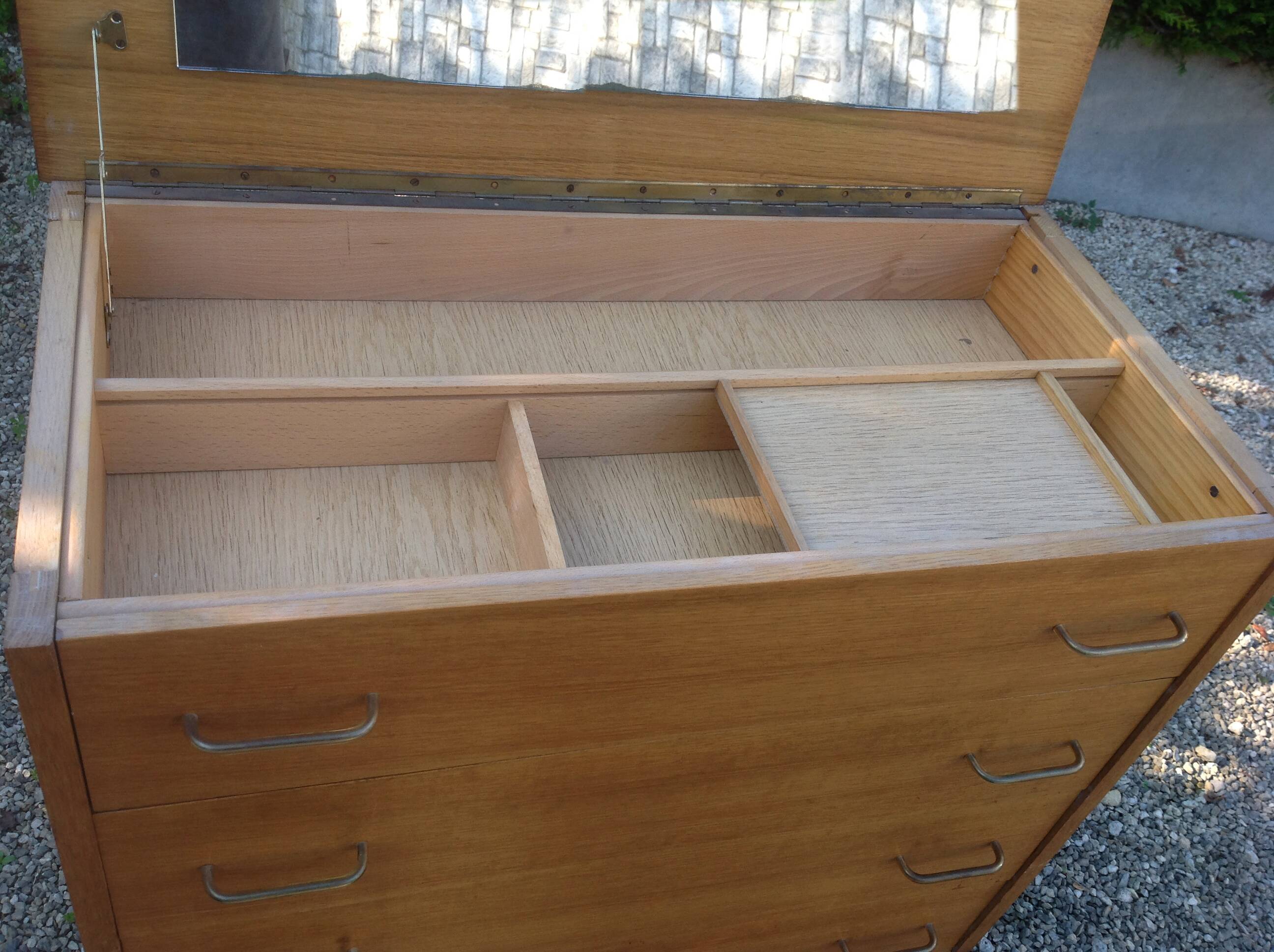 Chest of drawers, 3-drawer dressing table, 1960s