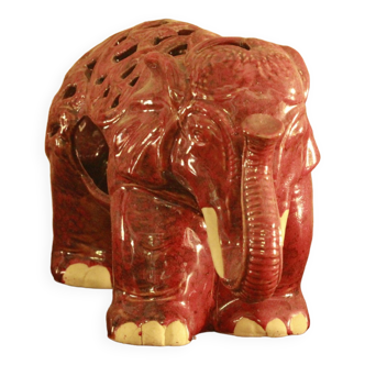 Ceramic elephant photophore