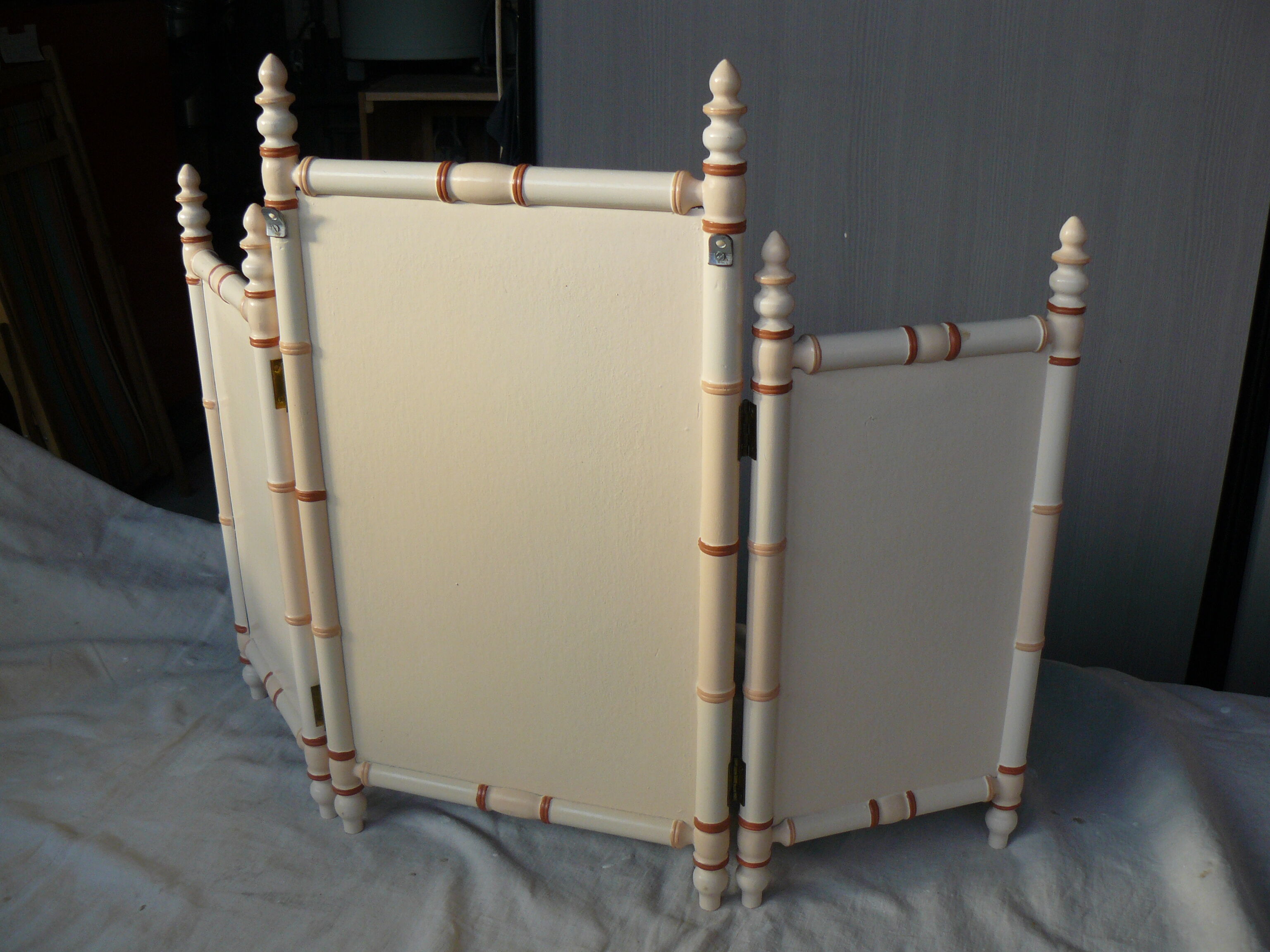 Triptych barber mirror 78x58cm