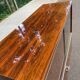 Scandinavian high buffet display cabinet in rosewood from the 1950s.