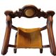 Curule armchair