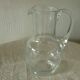 Carafe pichet en cristal decor grave