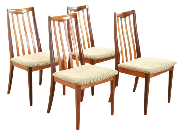 Set of 4 G-Plan dining chairs 'Dolau