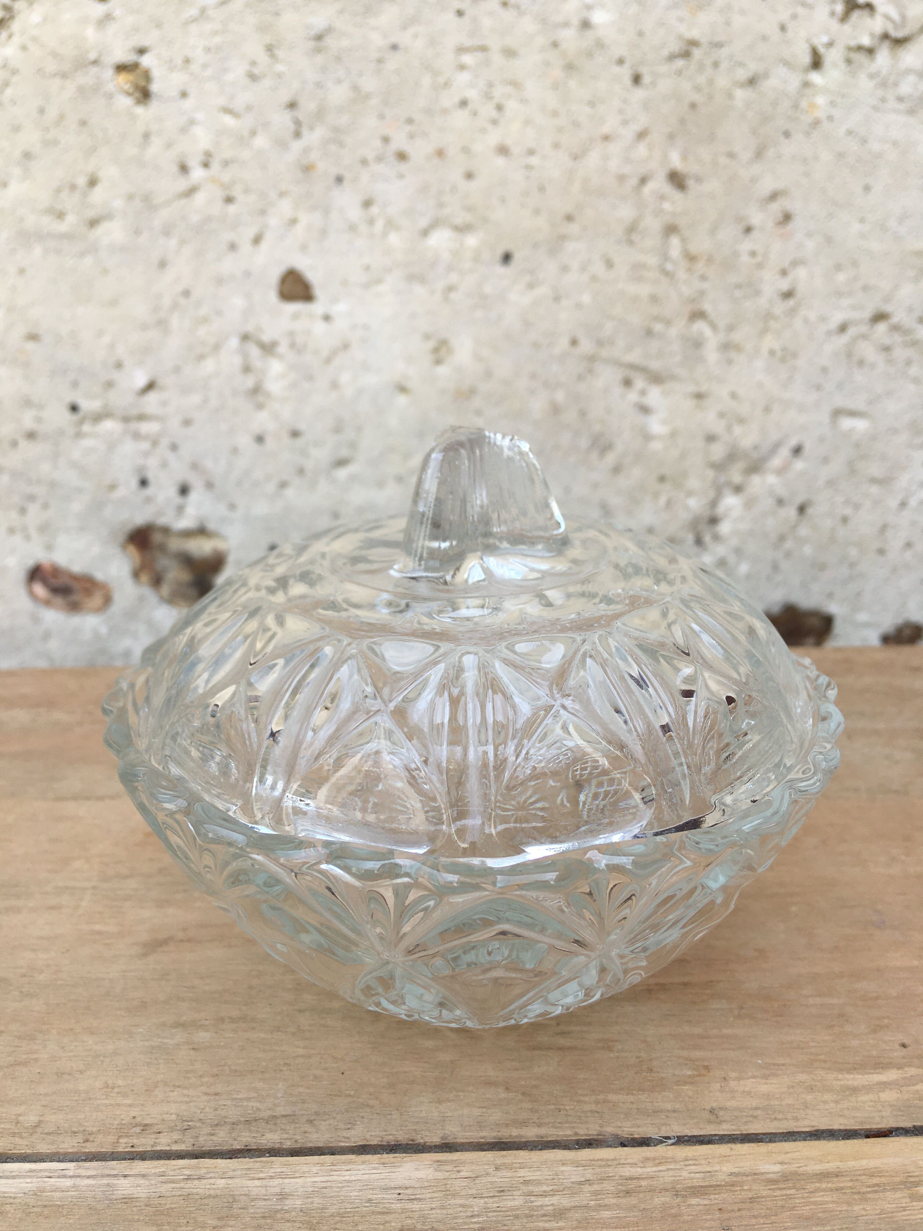Molded glass candy maker