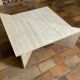 Travertine coffee table