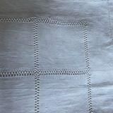 Embroidered linen tablecloth