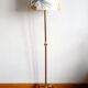 Lampadaire métal doré style Louis XV