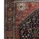 Traditional Antique Shirvan Carpet Handwoven Brown Wool Persian Area Rug