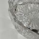 Grande bonbonnière vintage en verre pressé – motif diamant